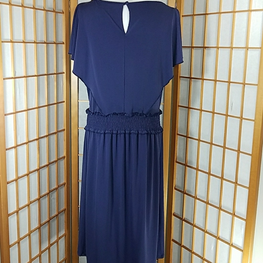 Max And Cleo Elastic Waist Flutter Sleeve Dress - image 3